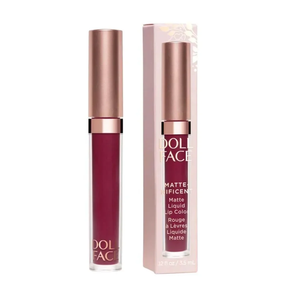🆕👄Doll Face Bundle Matte Nificent Liquid Lip Color-Rouge & Stretch It Out